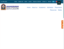 Tablet Screenshot of jit.edu.in